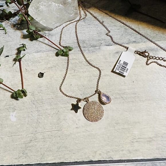 Vintage Nine West Vintage America Charm Necklace - Picture 1 of 6